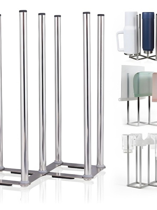 Other - NEW - Water Bottle Drying Rack, Cup Drying Rack for Counter, Stainless Steel